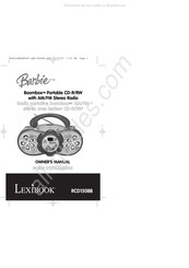 LEXIBOOK Barbie RCD150BB Owner's Manual