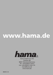 Hama 00062783 Quick Manual