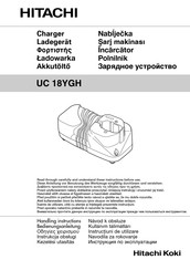 Hitachi UC 18YGH Handling Instructions Manual