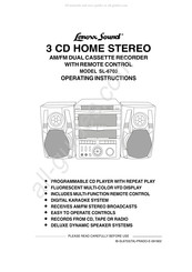 Lenoxx Sound SL-6703 Operating Instructions Manual