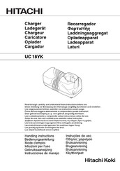 Hitachi UC 18YK Handling Instructions Manual