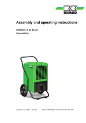 Remko LTE 50 Assembly And Operating Instructions Manual
