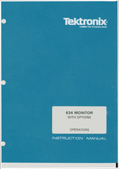 Tektronix 634 Instruction Manual