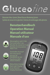 METRADO Gluceofine Operation Manual