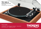 THORENS TD 148 A User Manual