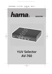 Hama 00042590 Operating	 Instruction