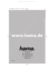 Hama 00049045 Instruction Manual