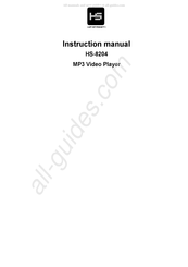 Hip Street HS-8204 Instruction Manual