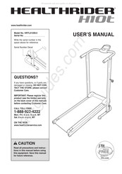 Healthrider H10t Treadmill User Manual