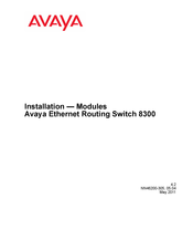 Avaya Ethernet Routing Switch 8300 Installation Manual