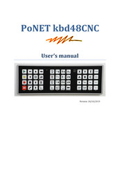 PoNET KBD48CNC User Manual