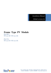 NexPower NT UF Series Installation Manual