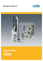 CAB Hermes+ Applicator 1000 Operator's Manual