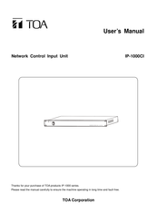 Toa IP-1000CI User Manual