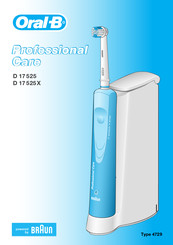 Braun Oral-B Professional Care D 17 525 X Use Instructions