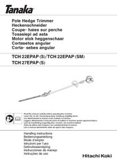 Tanaka TCH 22EPAPSM Handling Instructions Manual