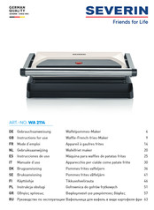 SEVERIN WA 2114 Instructions For Use Manual