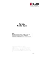 RAID Xanadu User Manual