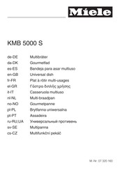 Miele KMB 5000 S Manual