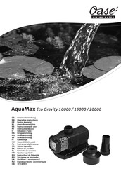 Oase AquaMax Eco Gravity 20000 Operating Instructions Manual