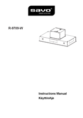 Savo R-9709-W Instruction Manual