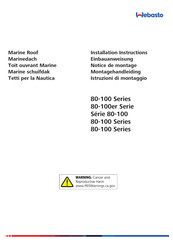 Webasto 80 Series Installation Instructions Manual