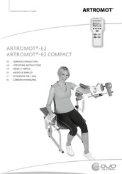 DJO Global ARTROMOT-E2 COMPACT Operating Instructions Manual