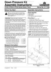 Land Pride RTR25 Series Assembly Instructions