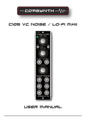 Corsynth C105 VC Noise/Lo-Fi MKII User Manual