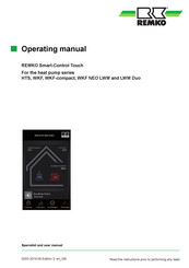 REMKO Smart-Control Touch Operating Manual