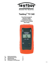 Testboy TV 340 Operating Instructions Manual