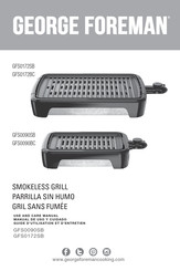 George Foreman GFS0172SB Use And Care Manual