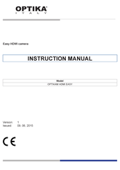Optika OPTIKAM HDMI EASY Instruction Manual