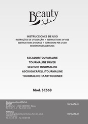 Jata Beauty SC56B Instructions Of Use