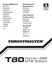 Thrustmaster T80 Ferrari 488 Gtb Edition Manuals Manualslib