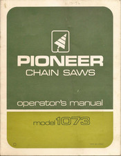 Pioneer 1073 Operator's Manual