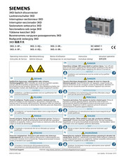 Siemens 3KD 4 0R Series Operating Instructions Manual