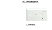 Rutenbeck TC Easy Plus Operating Instructions Manual