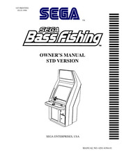 Sega Bass Fishing STD Owner's Manual