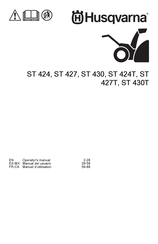 Husqvarna ST 424 Operator's Manual