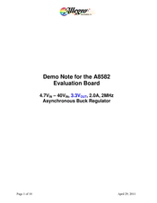 Allegro A8582 Demo Note