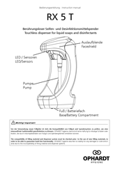 ophardt RX 5 T Instruction Manual