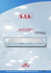 R.V.R. Electronica AUD2MP1 User Manual