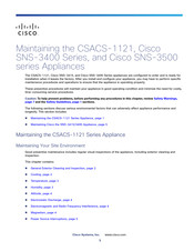 Cisco SNS-3500 Series Maintenance Manual
