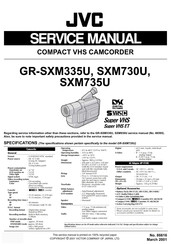 JVC GR-SXM730U Service Manual