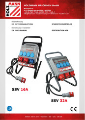 Holzmann SSV 16A User Manual