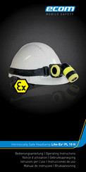 Ecom Lite-Ex PL 10 H Operating Instructions Manual