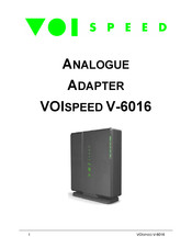 VOIspeed V-6016 User Manual