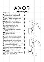 Hans Grohe Axor Uno 14850000 Instructions For Use/Assembly Instructions