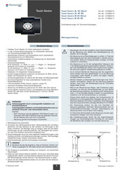 Vestamatic Touch Centre M 2C Wired Installation Instructions Manual